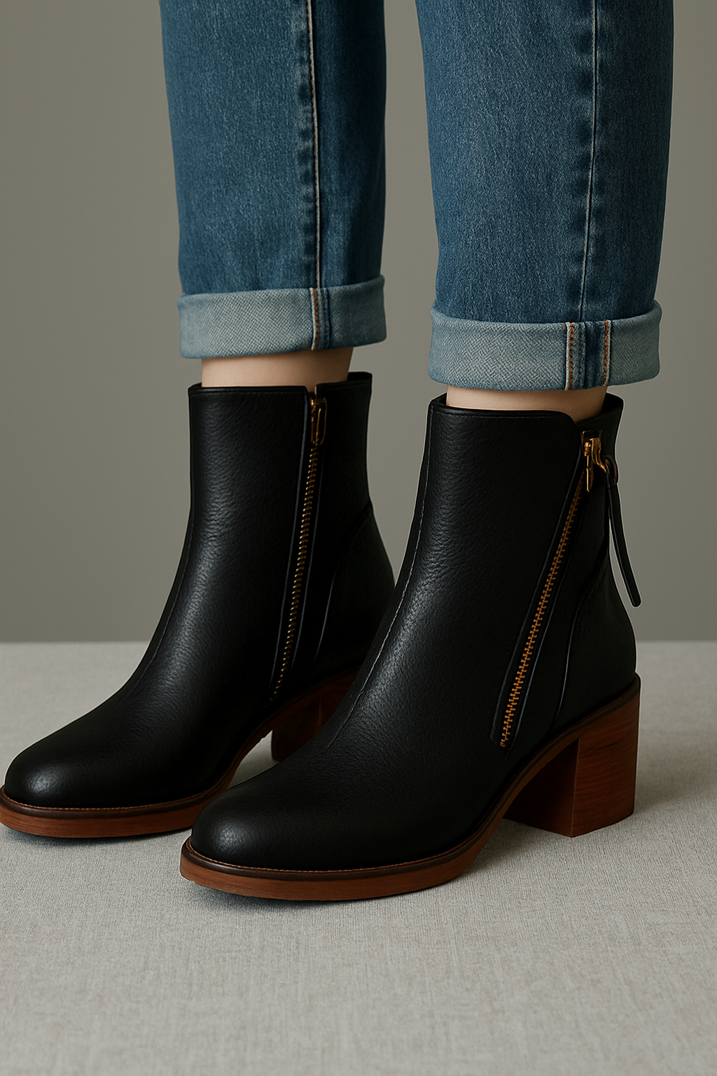 Athena - Stivali in pelle eleganti