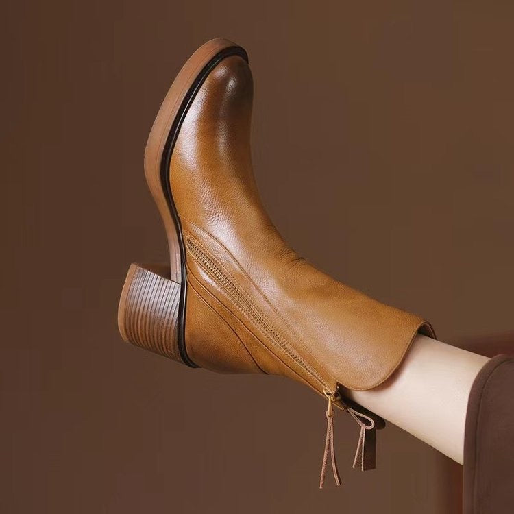 Athena - Stivali in pelle eleganti